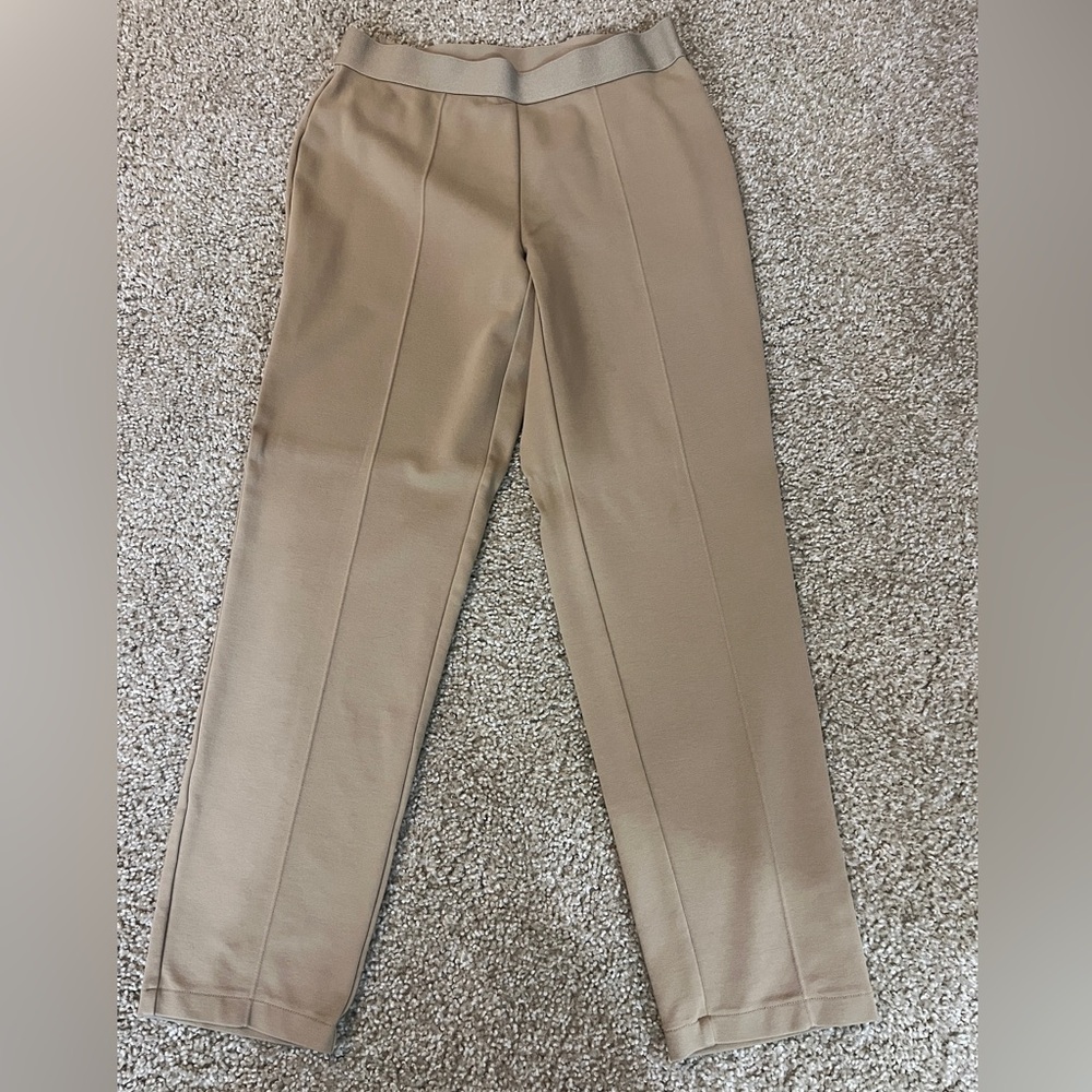 Uniqlo Women's Straight Leg Tan Pants